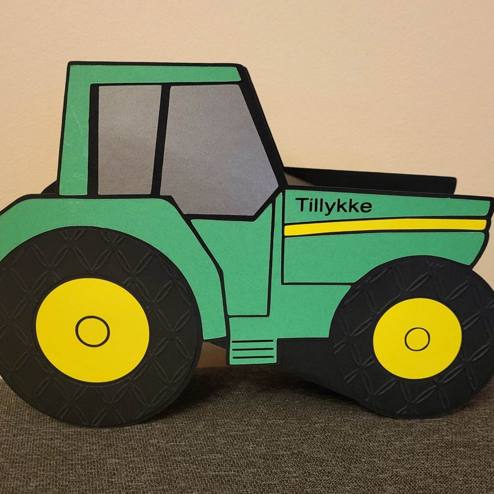 Traktor grøn